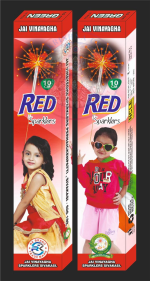 10 CM Red Sparklers